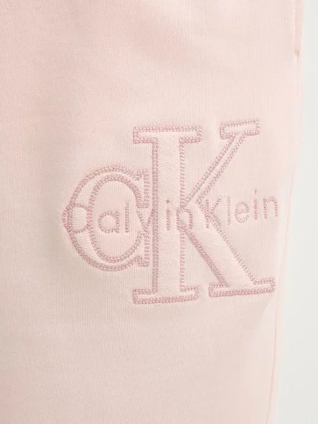 Calvin Klein Jeans спортен панталон дамски от розово