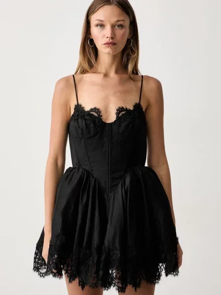 Bardot rochie ASHTA negru