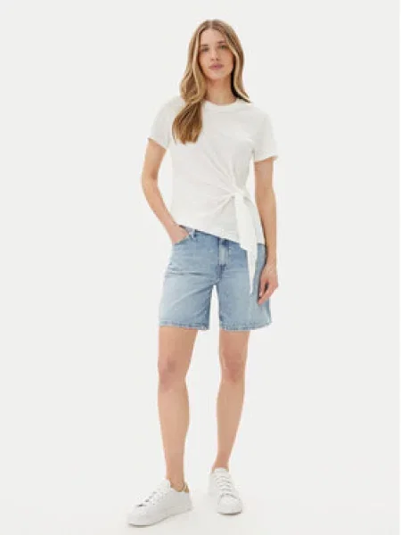 Tommy Hilfiger Džínové šortky Světle modrá