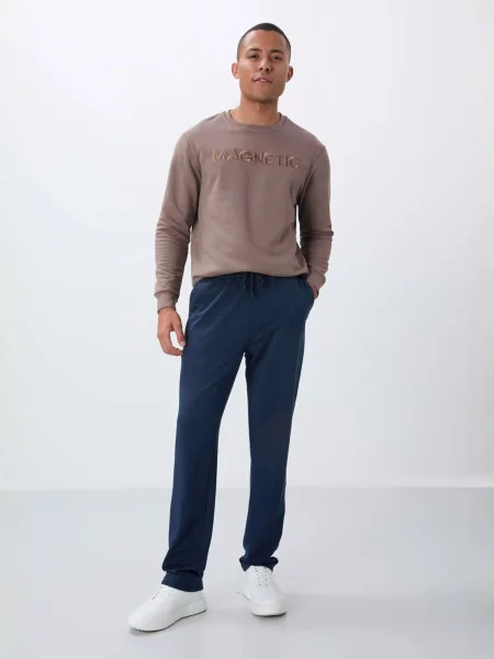 Tommy Life Športne hlače Jogginghose mornarska