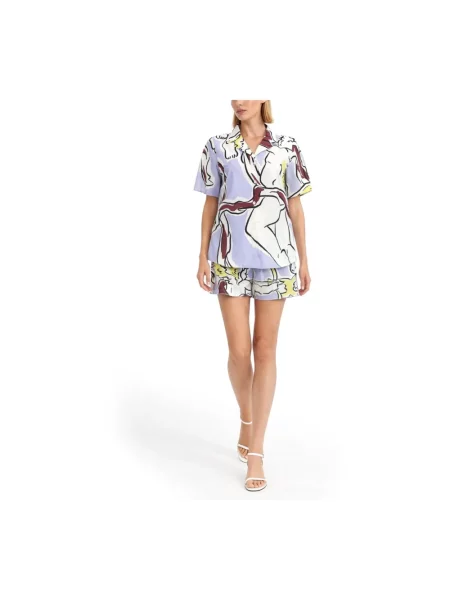 Szorty Tory Burch z nadrukiem