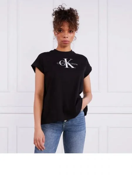 CALVIN KLEIN JEANS Póló | Relaxed fit fekete