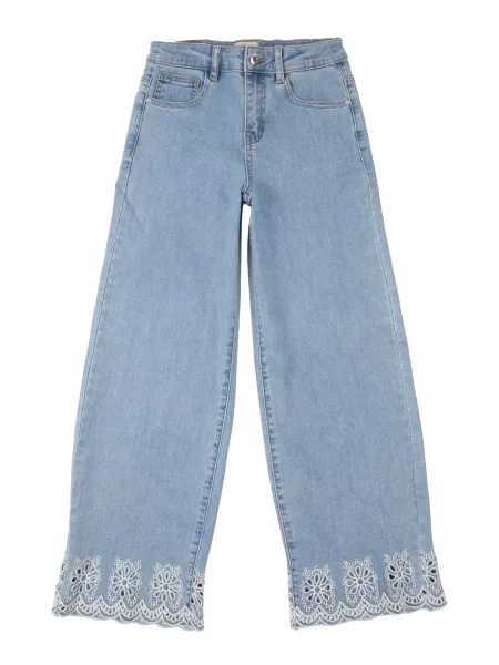 ONLY GIRLS Jeans albastru denim alb