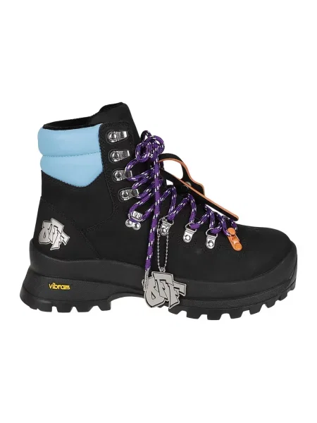 Buty trekkingowe Off-white skórzane białe