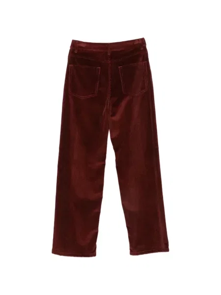 Pantaloni Róhe de catifea cord roșu