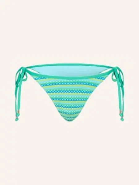 Seafolly Bikinové Kalhotky Brazilky Calypso tyrkysová/ žlutá/ světle zelená žluté