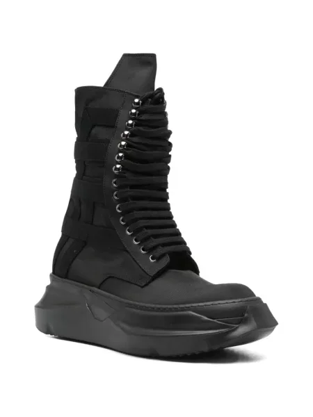 Боти Rick Owens Drkshdw с връзки с дантела черно