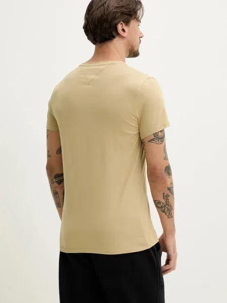 Tommy Jeans tričko béžové