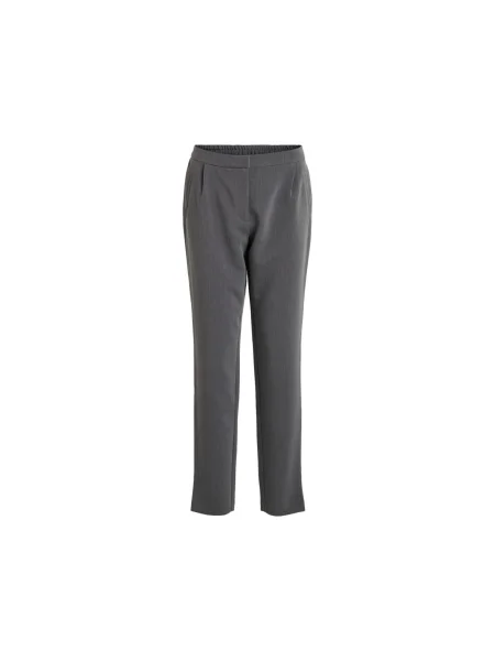 Pantaloni Vila melange gri