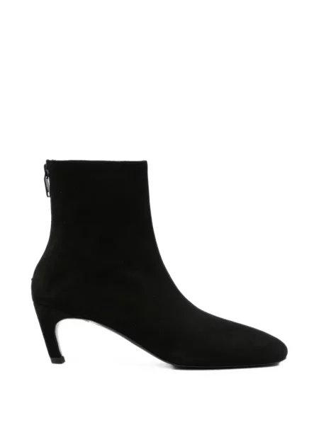 Cizme scurte Toteme din piele de căprioară negru