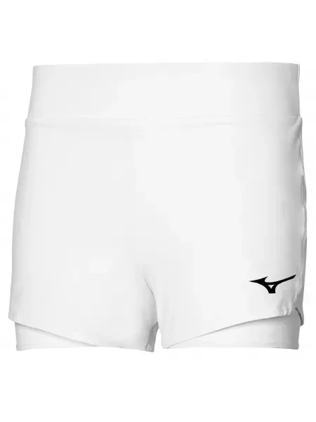 Dámske tenisové šortky Mizuno Flex Short white biela