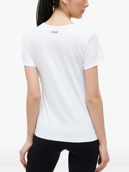 Sală de gimnastică tricou Casall plasă alb