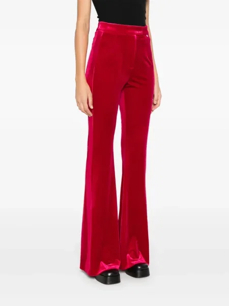 Pantaloni Nissa de catifea roz