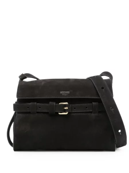 Geantă Moschino cu legături negru
