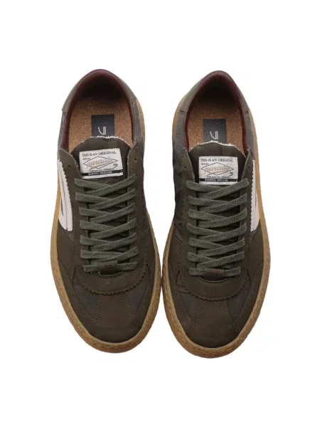 Sneakersy Puraai skórzane zielone