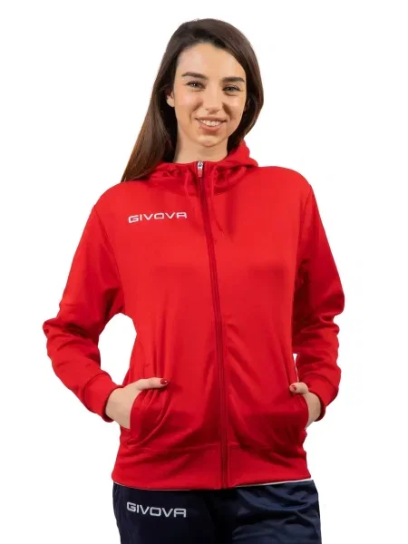 Bluza sportowa Givova Polarfleece czerwona