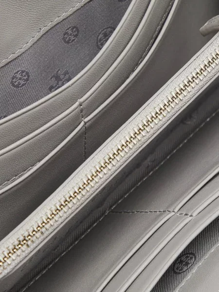 Steppelt pénztárca Tory Burch szürke