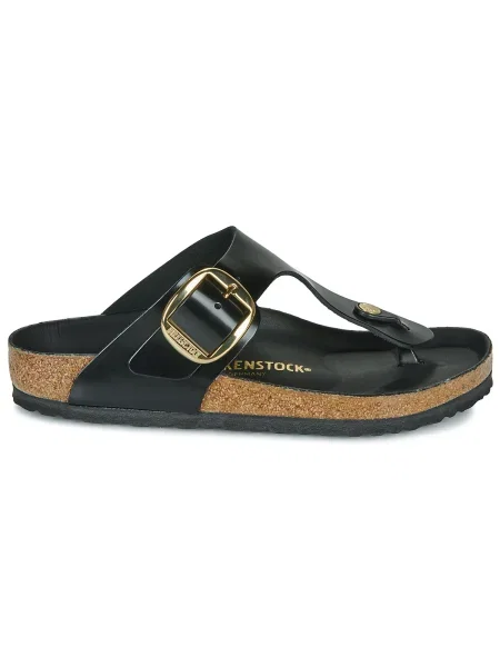 Papuci Birkenstock cu cataramă negru