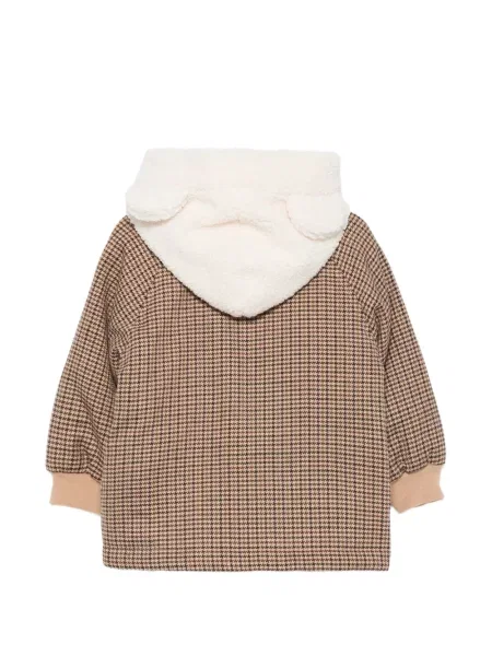 Kurtka dziecięca Moschino brązowa