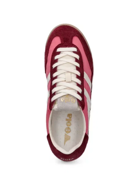 Sneakerși Gola din piele de căprioară roz