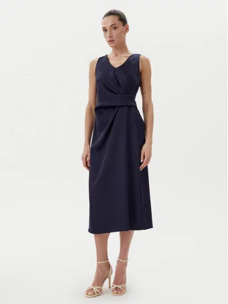 Cocktail obleka Rinascimento modra