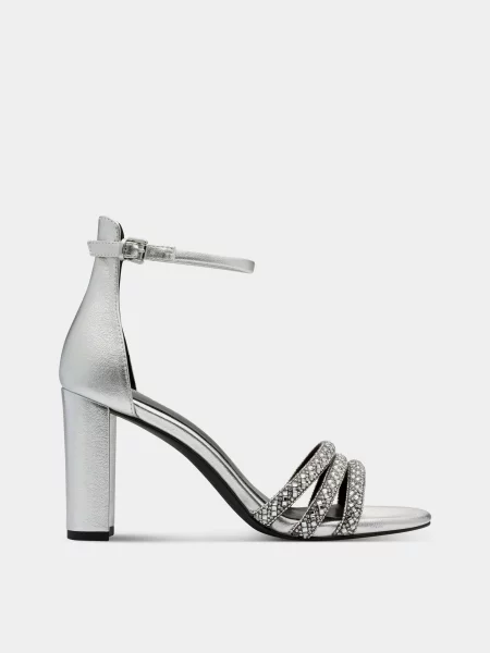 Босоножки Marco Tozzi серебряные