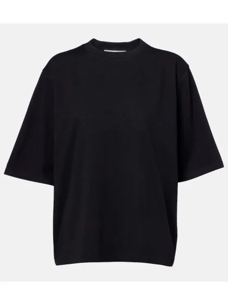 Tricou Róhe din jerseu negru