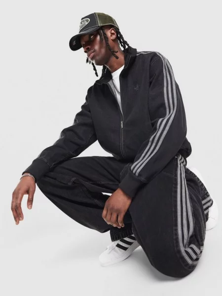 Kurtka adidas Denim Fb Tt Trublc L czarna