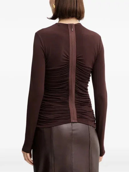 Bluza Hervé Léger smeđa