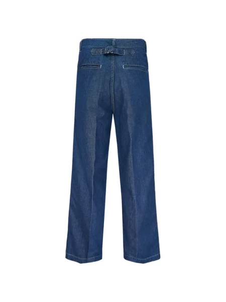 Blugi cu picior larg Visvim albastru