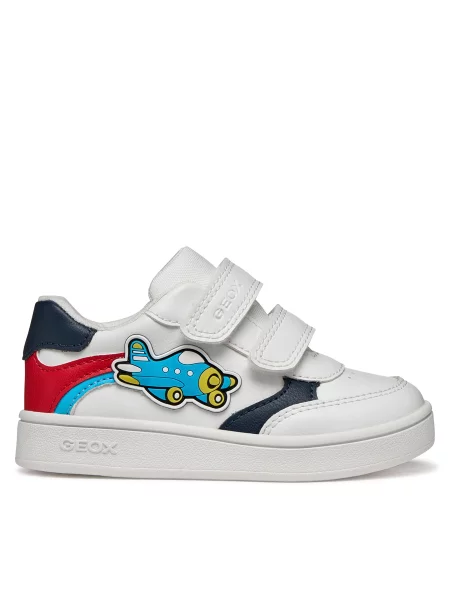 Sneakersy Geox B Eclyper Boy M bílá