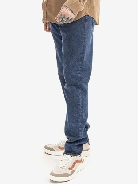 Carhartt WIP jeansy niebieskie