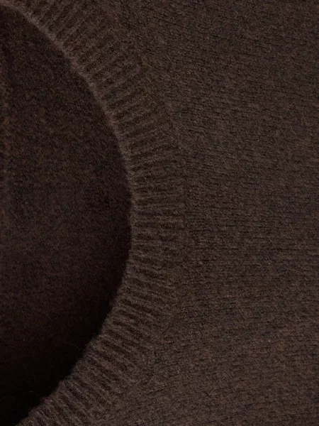 Sweter z prążkowanym kołnierzem Teen M MANGO TEEN brązowy