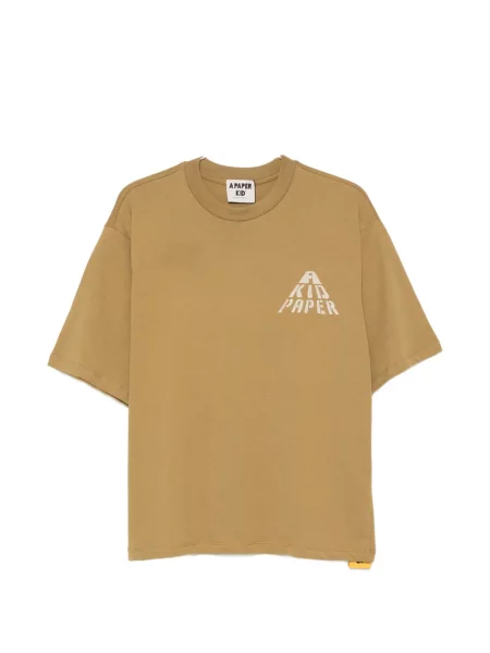 Tricou A Paper Kid cu imagine verde