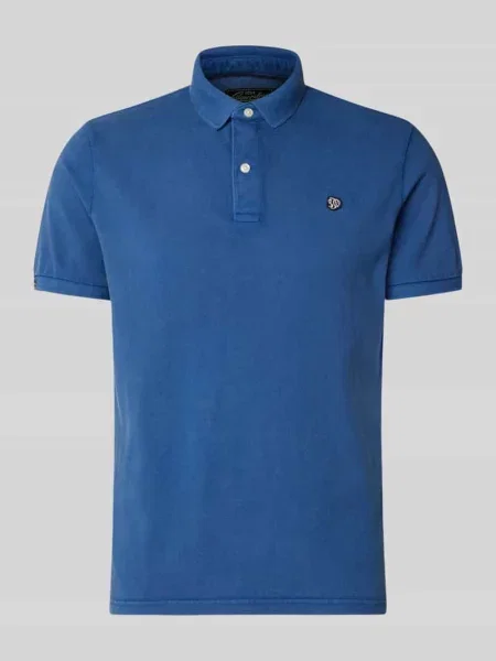 Koszulka polo o kroju regular fit z wyhaftowanym logo Superdry