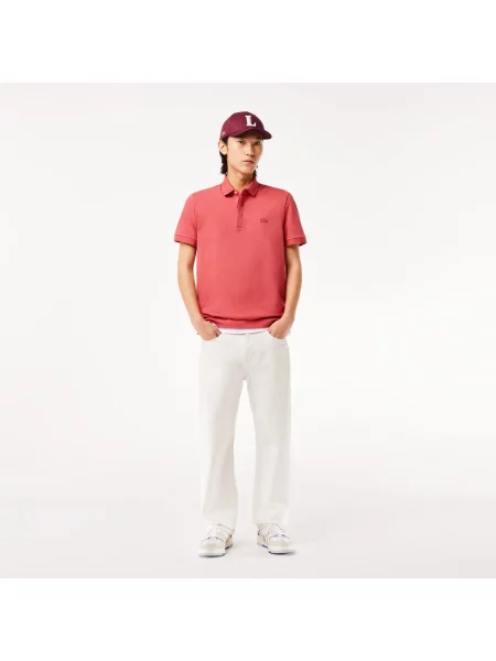 Поло Lacoste розовое