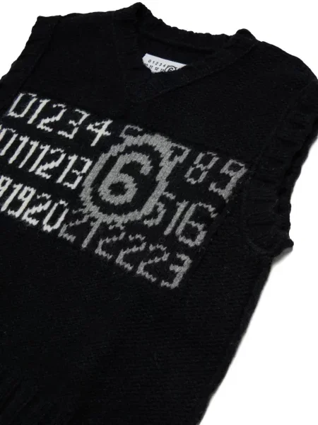 Sweter dziecięcy Mm6 Maison Margiela czarny