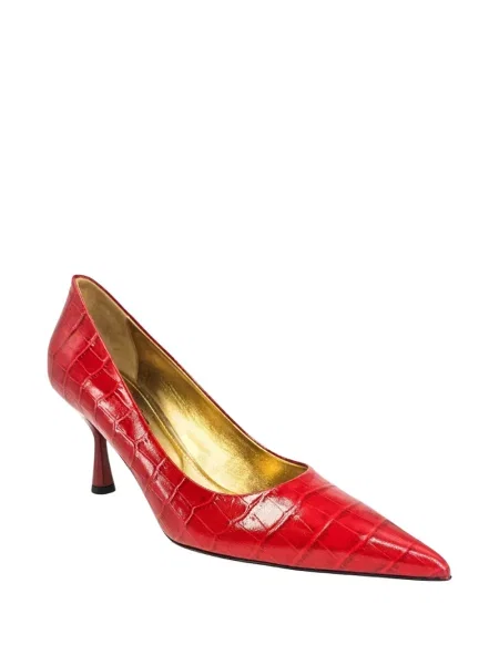 Pantofi cu toc Madison.maison din piele roșu