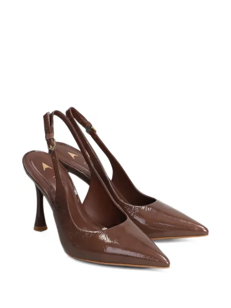 Pantofi cu toc Carrano slingback maro