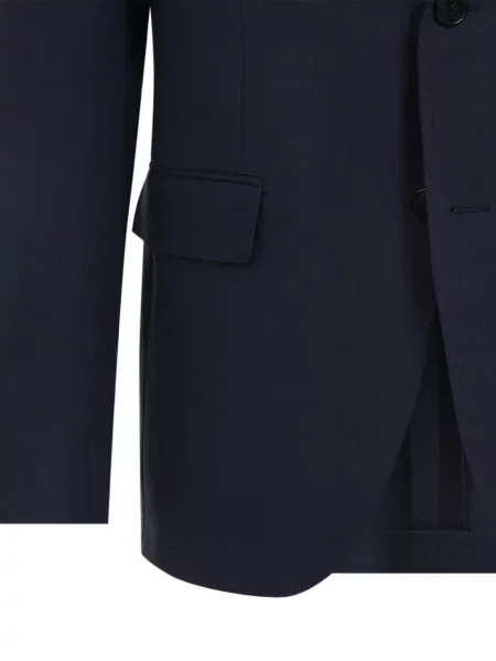 Lininis lininis švarkas Zegna mėlyna