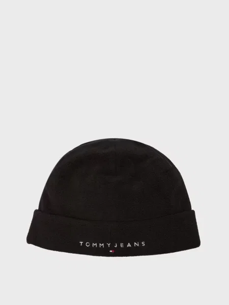 Флісова шапка Tommy Jeans чорна