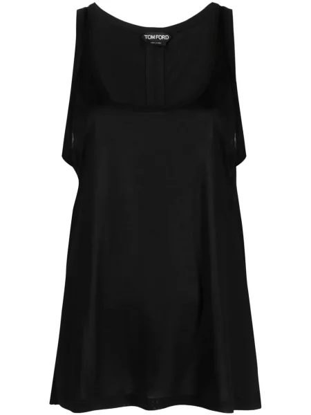 Top Tom Ford de mătase negru