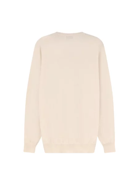Sweter Brunello Cucinelli z kaszmiru beżowy