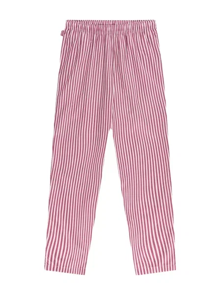 Pockies Pantaloni de pijama roz închis alb