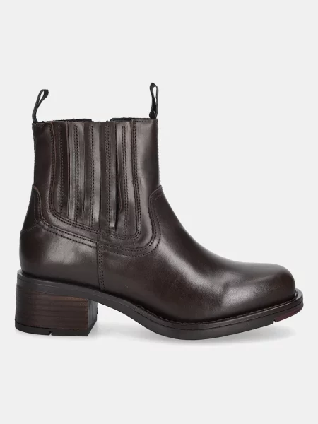 Кожаные ботинки Fly London коричневые