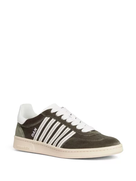 Sneakerși Dsquared2 de catifea verde