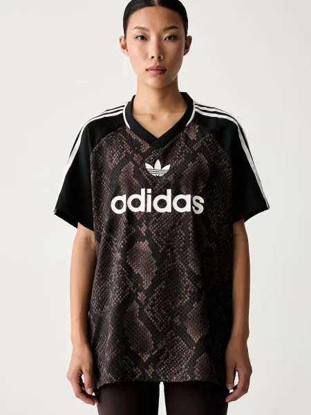 Adidas Originals tricou pentru femei maro