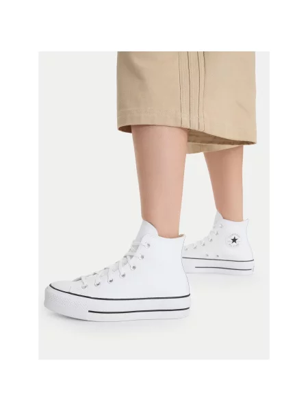 Plátěnky Converse bílé