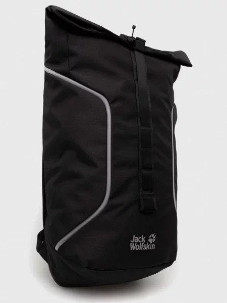 Большой рюкзак Jack Wolfskin с принтом черный