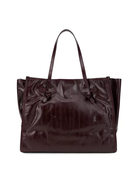 Shopperka Gianni Chiarini skórzana brązowa